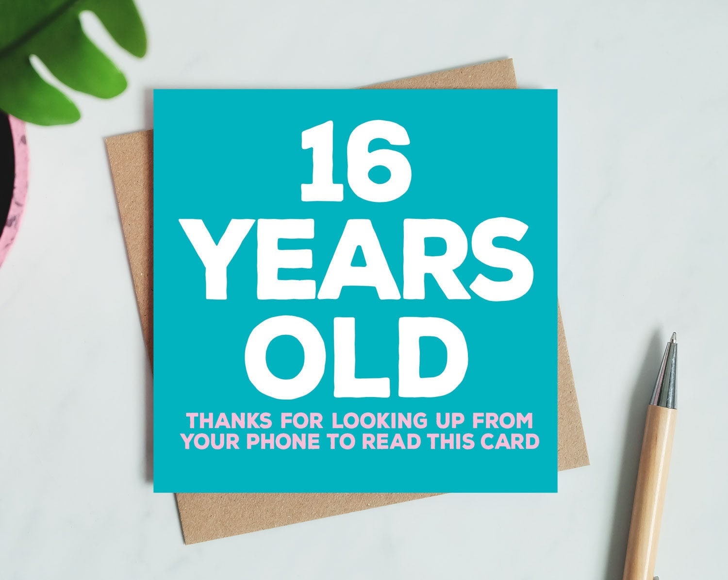 Funny 16th Birthday Card - Etsy Norway