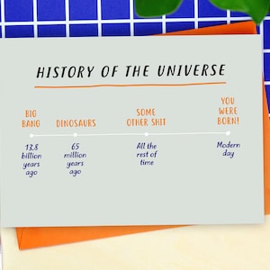 Histoire de la carte d’anniversaire d’univers