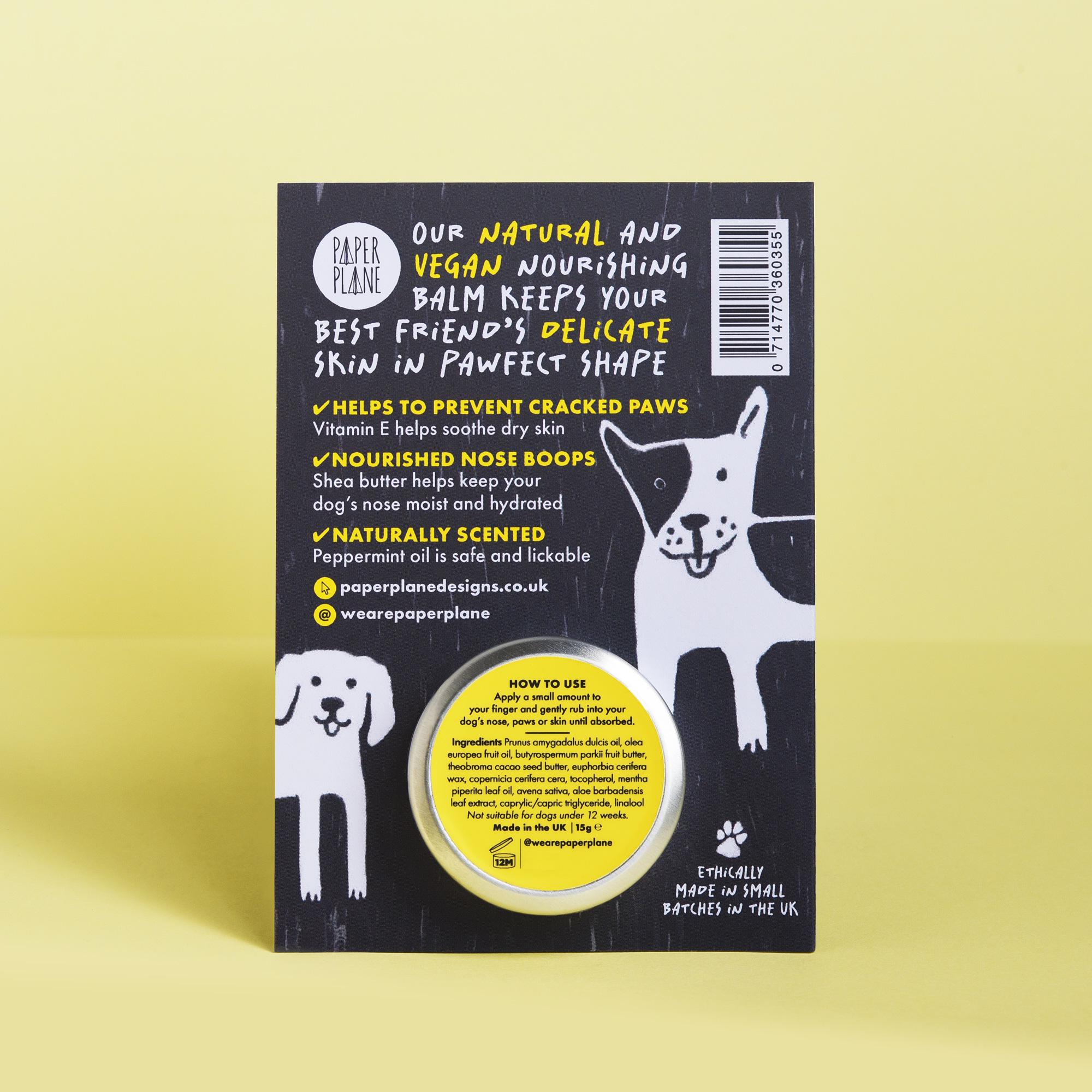 Free From Fillers Dogs Reference: Bork Nose And Paw Balm For Dogs 100 Natural And