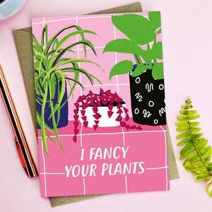 J’ai envie de votre carte d’anniversaire de plantes
