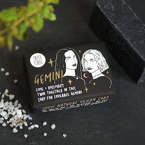Gemini Zodiac Soap - Natural Vegan Horoscope Star Sign Soap Bar