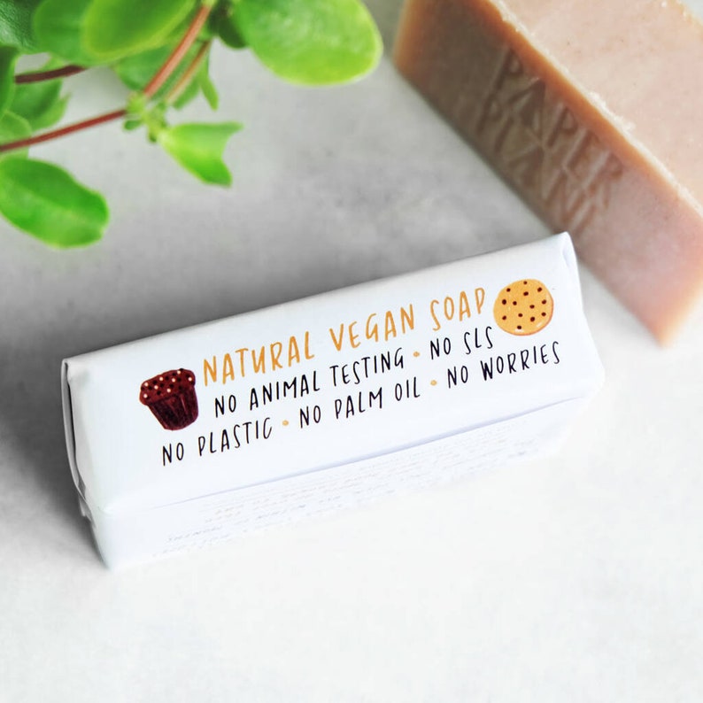 100% Natural vegan Baker's Soap with real cinnamon Plastic-Free Gift For Baker Eco image 4