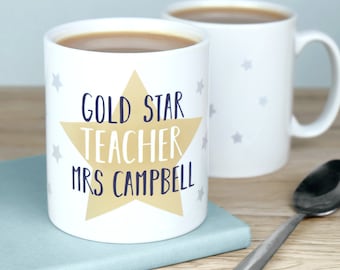 Star Teacher Personalised Mug