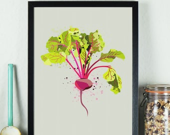 Beetroot print