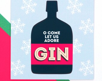 Gin Christmas Card