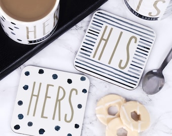His  and Hers Coaster set