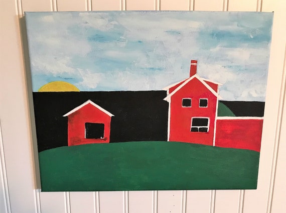 Red Barn Etsy