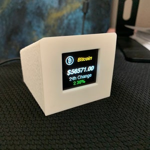 Color Crypto Coin Price Ticker Display WiFi