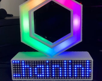 Crypto - Stocks - Commodities Price Ticker Display Chainlink logo LINK w/RGB light