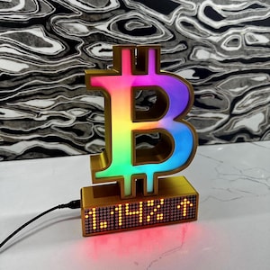 Crypto Ticker Bitcoin Matrix Display Wi-Fi