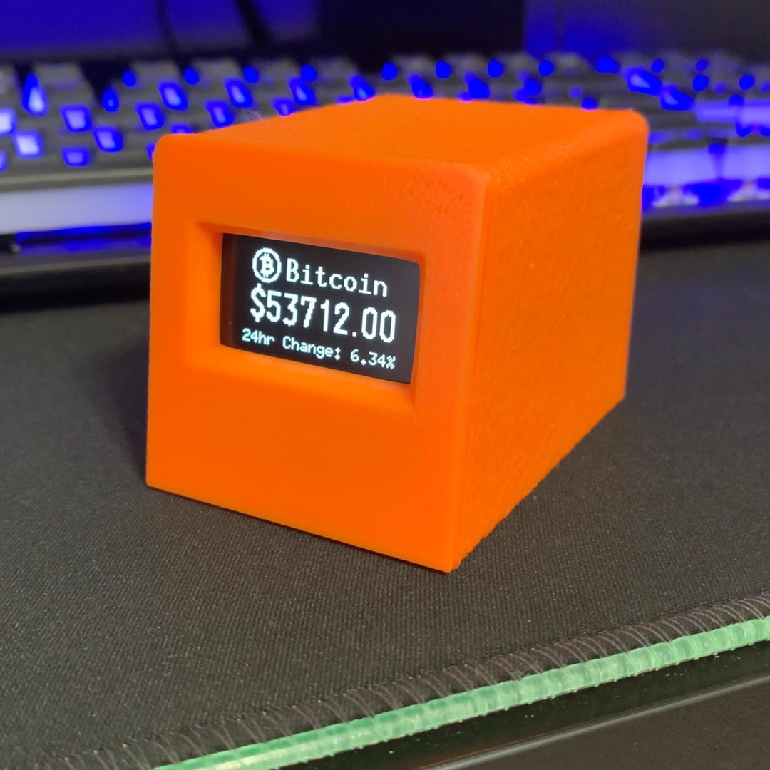 Bitcoin Coin Crypto Bitcoin Candlestick Price Display V3 - Desktop Crypto  Tracker With LCD Screen Real-time Cryptocurrency Monitor