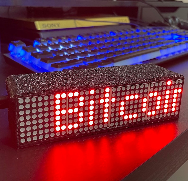 Crypto Coin Price Ticker Matrix WiFi LED Display | Etsy