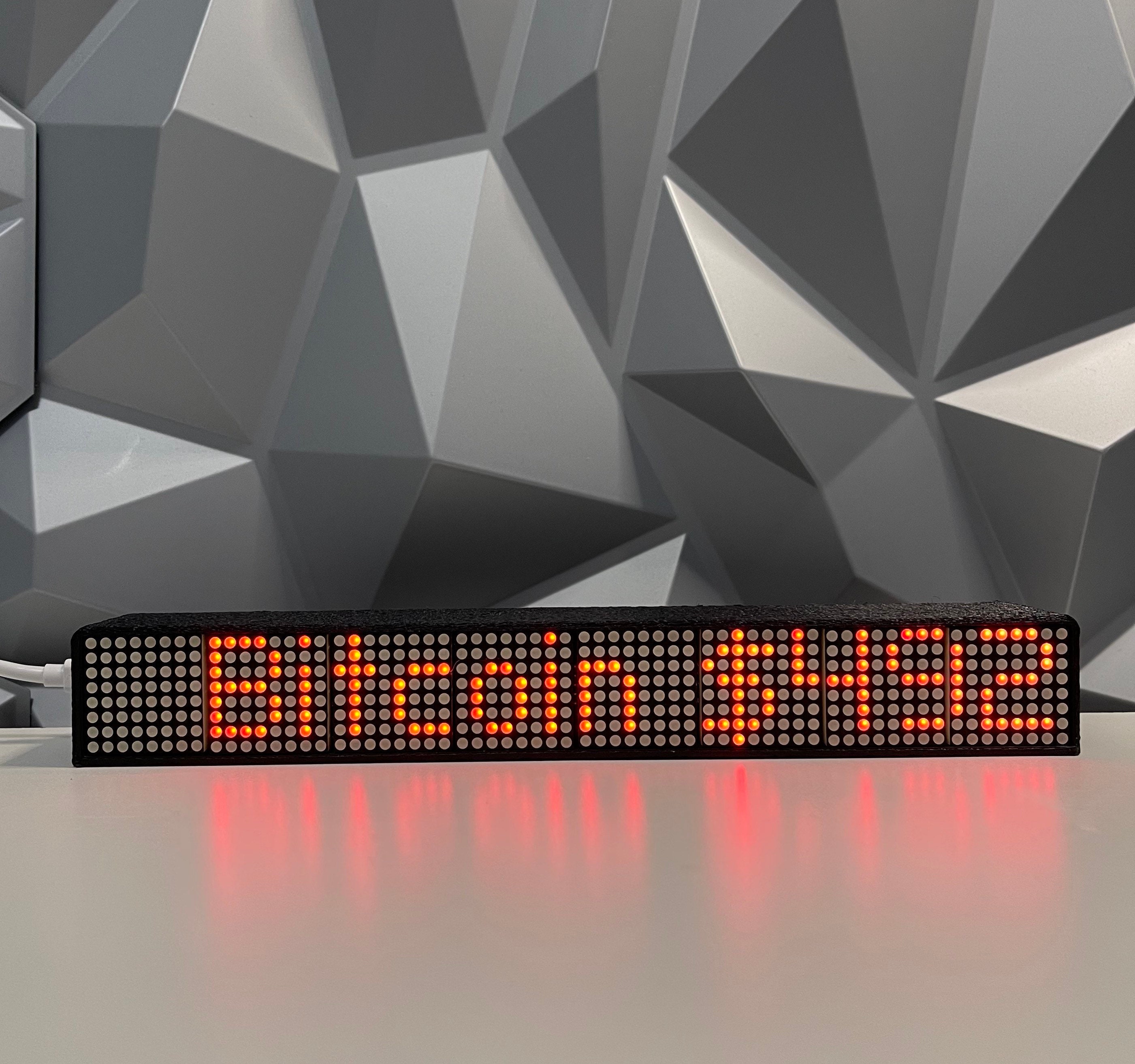 Ticker Display Crypto Coin Display Bitcoin Crypto Display Price Ticker Led  Matrix | Senegal Sports Ticker For Man Cave