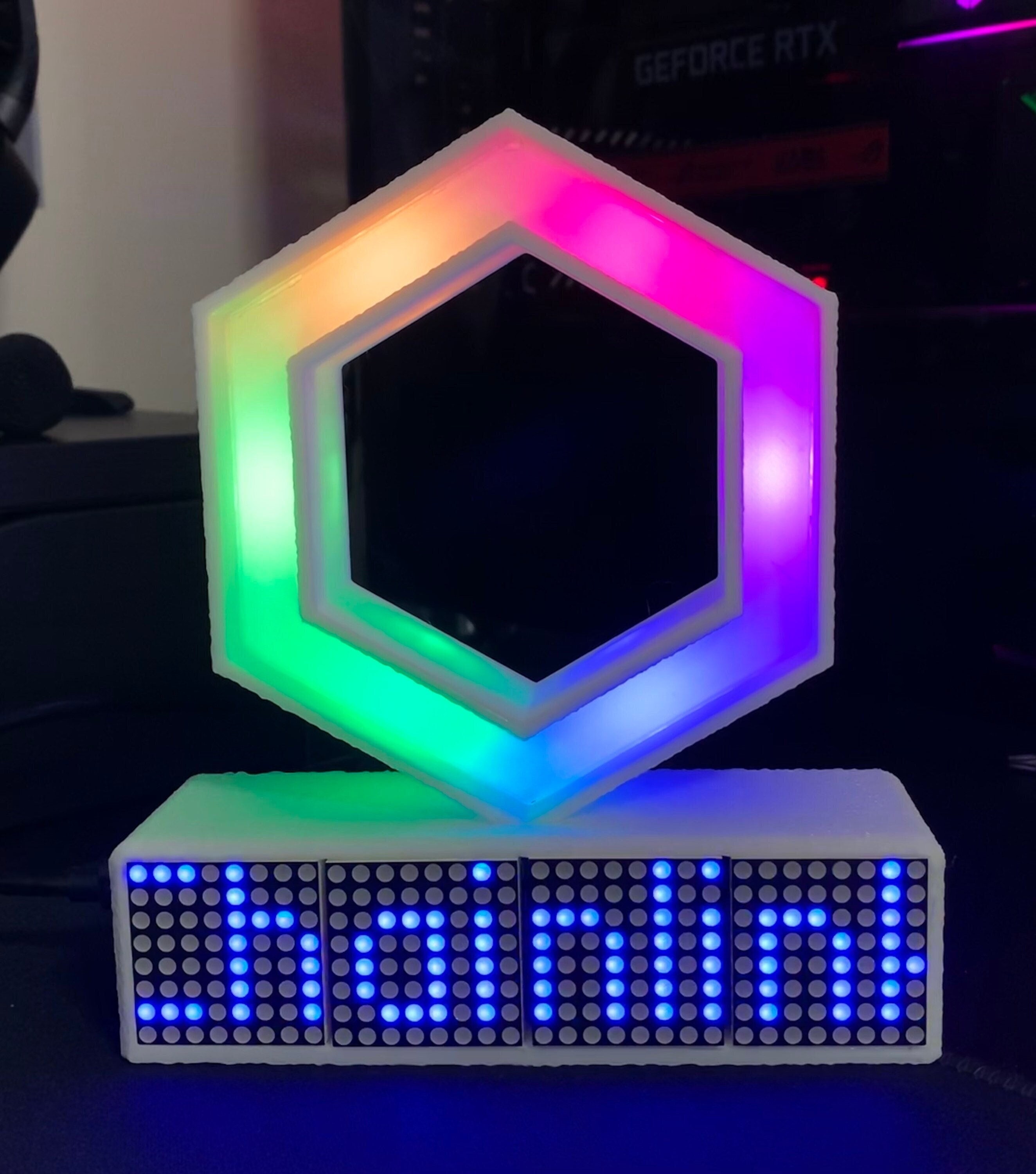 Crypto - Stocks - Commodities Price Ticker Display Chainlink Logo LINK  W/rgb Light - Etsy