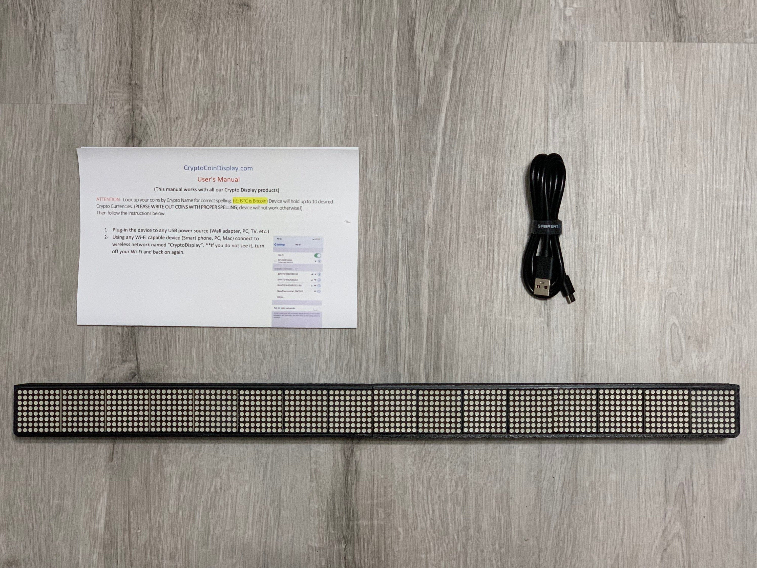 Crypto Ticker 20” Large Live Price Display Stocks, Crypto, Forex, Custom  Scrolling Message and Animations, - Etsy Ireland