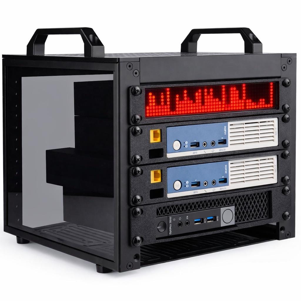 10inch 1RU Network Server Rack Mount Led Display Fits Geekpi Deskpi ...