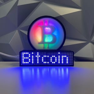 Crypto Logo RGB Price Ticker Display