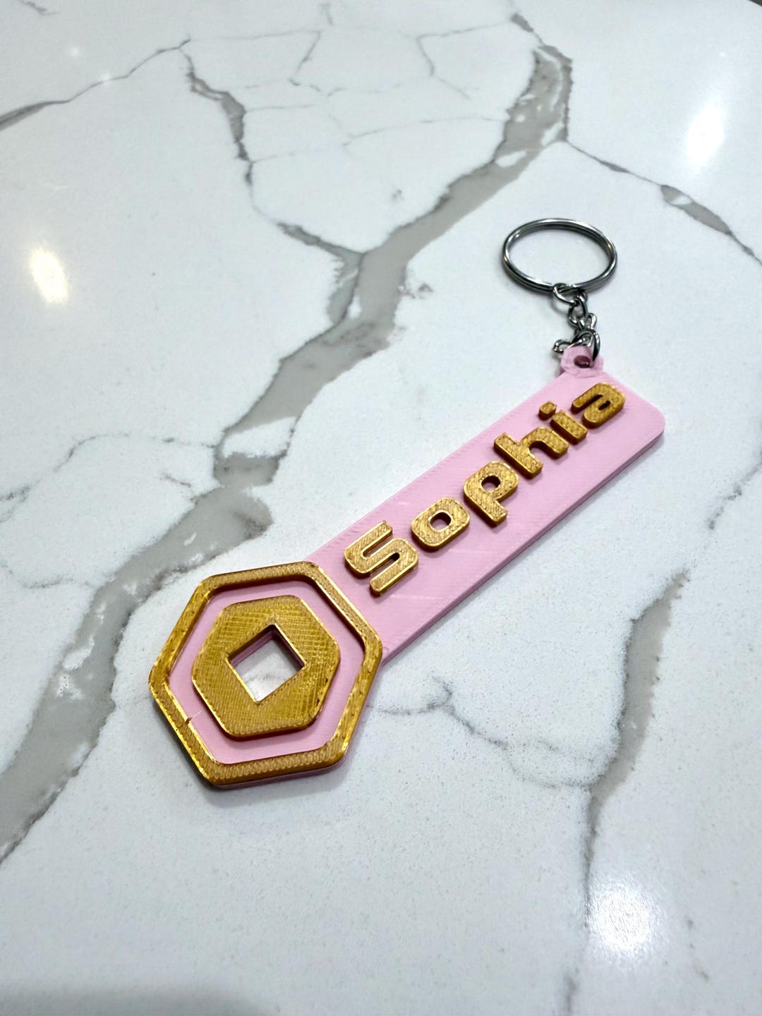 Roblox Custom Name Keychain for Kids - Personalized Backpack Charm ...