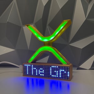 Exibição de preço Crypto ticker Ripple XRP