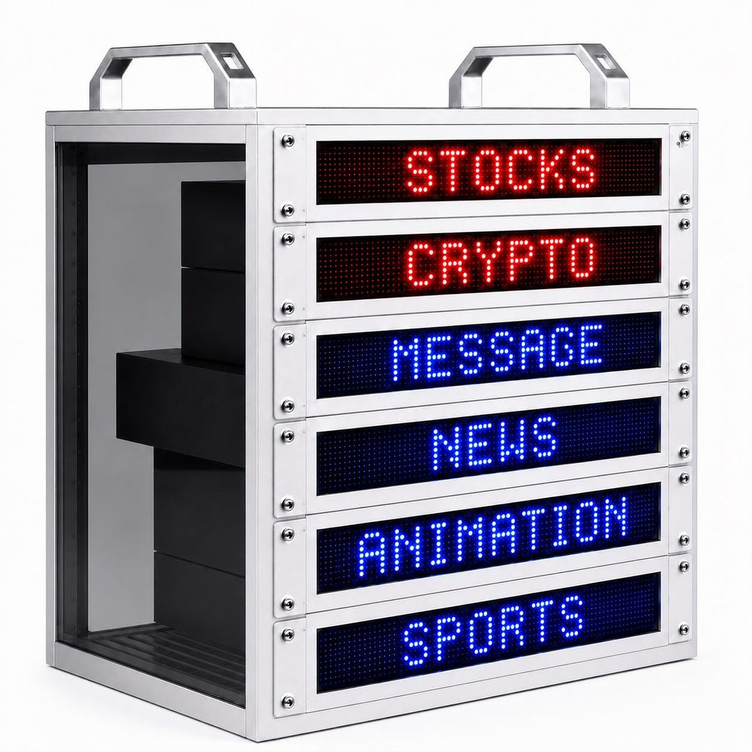 10inch 1RU Network Server Rack Mount Led Display Fits Geekpi Deskpi ...