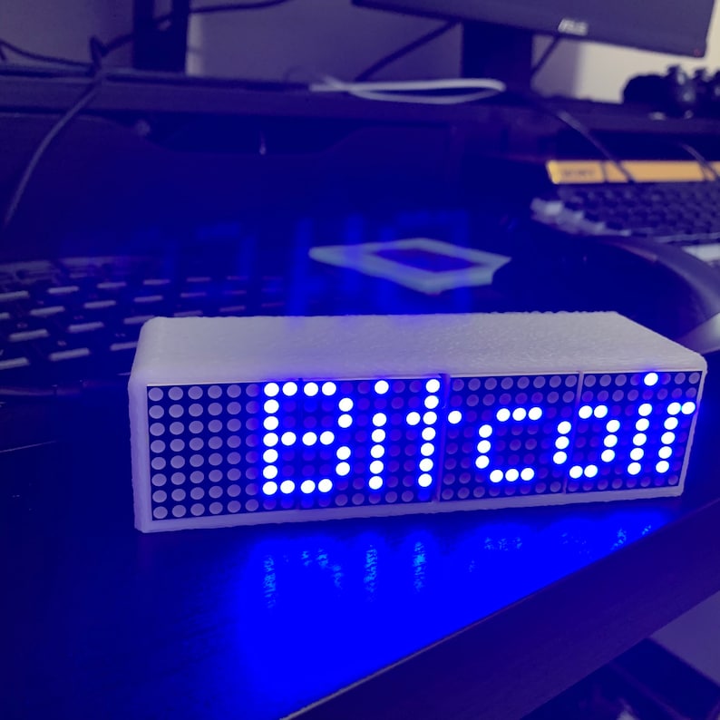 Crypto Coin Price Ticker Matrix WiFi LED Display | Etsy