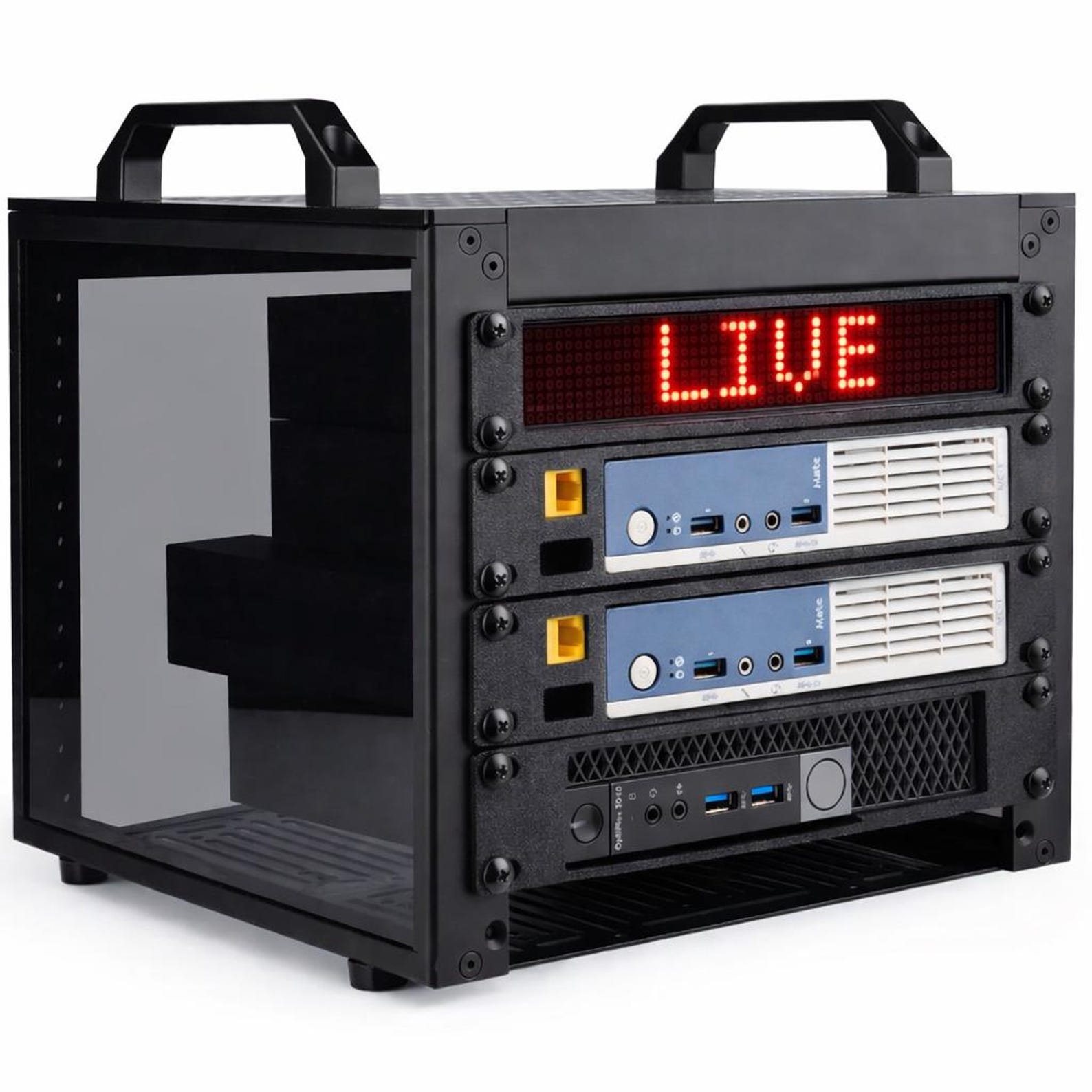 10inch 1RU Network Server Rack Mount Led Display Fits Geekpi Deskpi ...