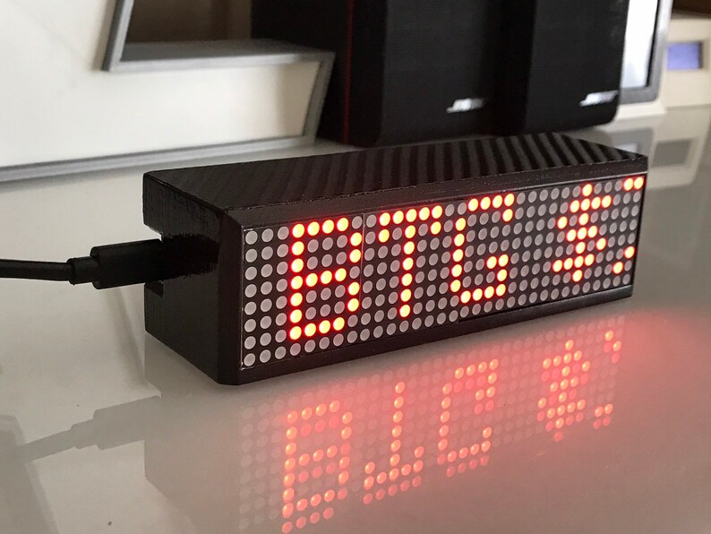 Crypto Coin Price Ticker Matrix WiFi LED Display | Etsy