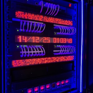 Rack Etf 19inch 1RU Network Server Rack Mount Led Matrix Display Stocks, Etfs ...