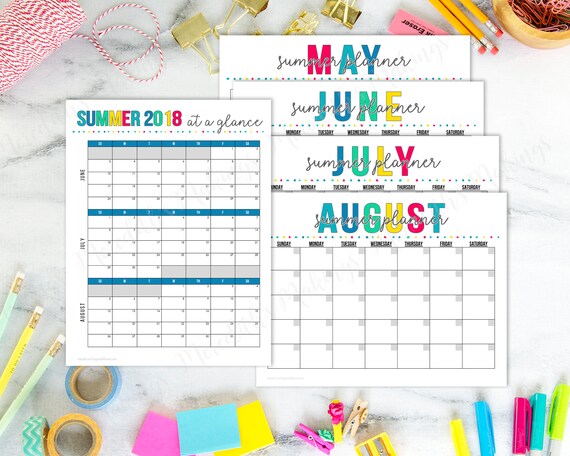 printable-summer-activity-planner-2023-summer-calendar-summer-activities-vacation-planner-summer-checklists-summer-activity-binder-etsy