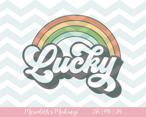 Lucky Retro SVG St. Patrick's Day Shirt SVG Lucky | Etsy