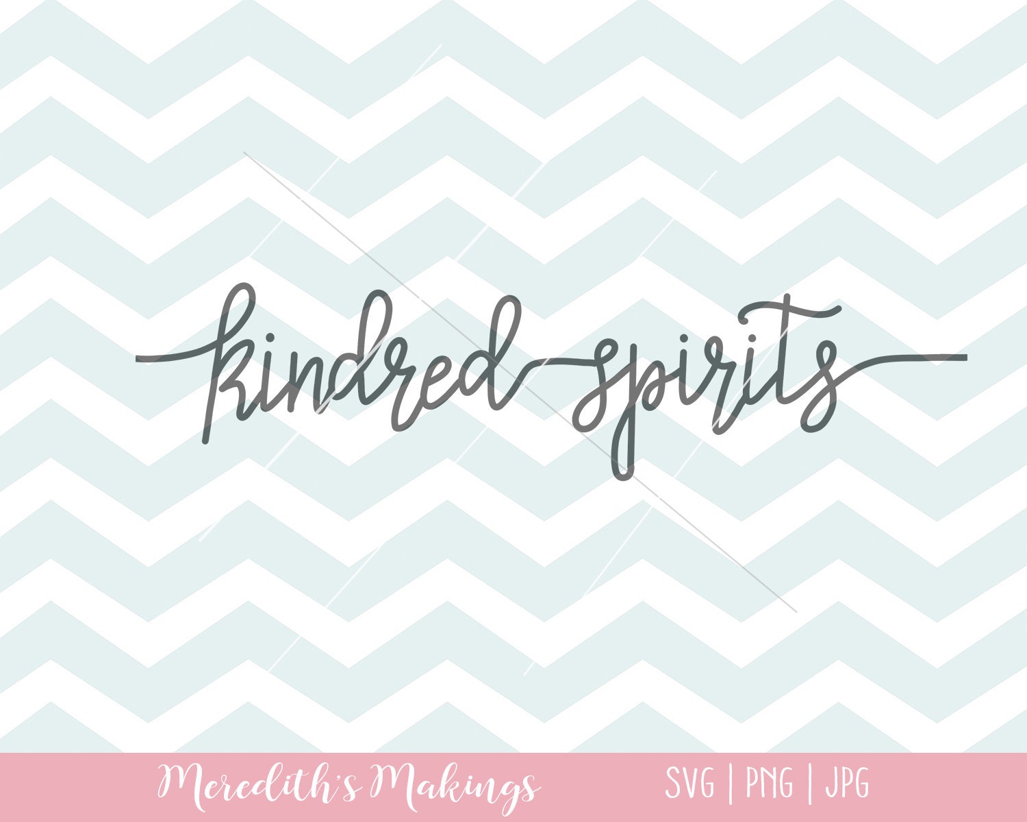 Download Kindred Spirits Svg Hand Lettered Wedding Gift Svg Kindred Etsy
