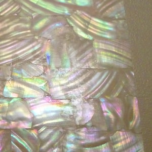 A+ Colorful Genuine Mother of Pearl Shell Veneer INLAY Lures, Scrapbooking Jewelry Overlay DIY Luthier