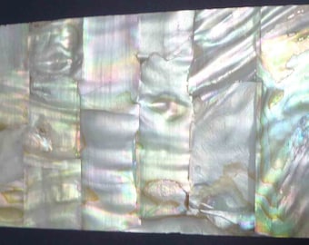 Genuine Mother of Pearl Shell Veneer Inlay Overlay Luthier Scrapbooking Lures Jewelry Making