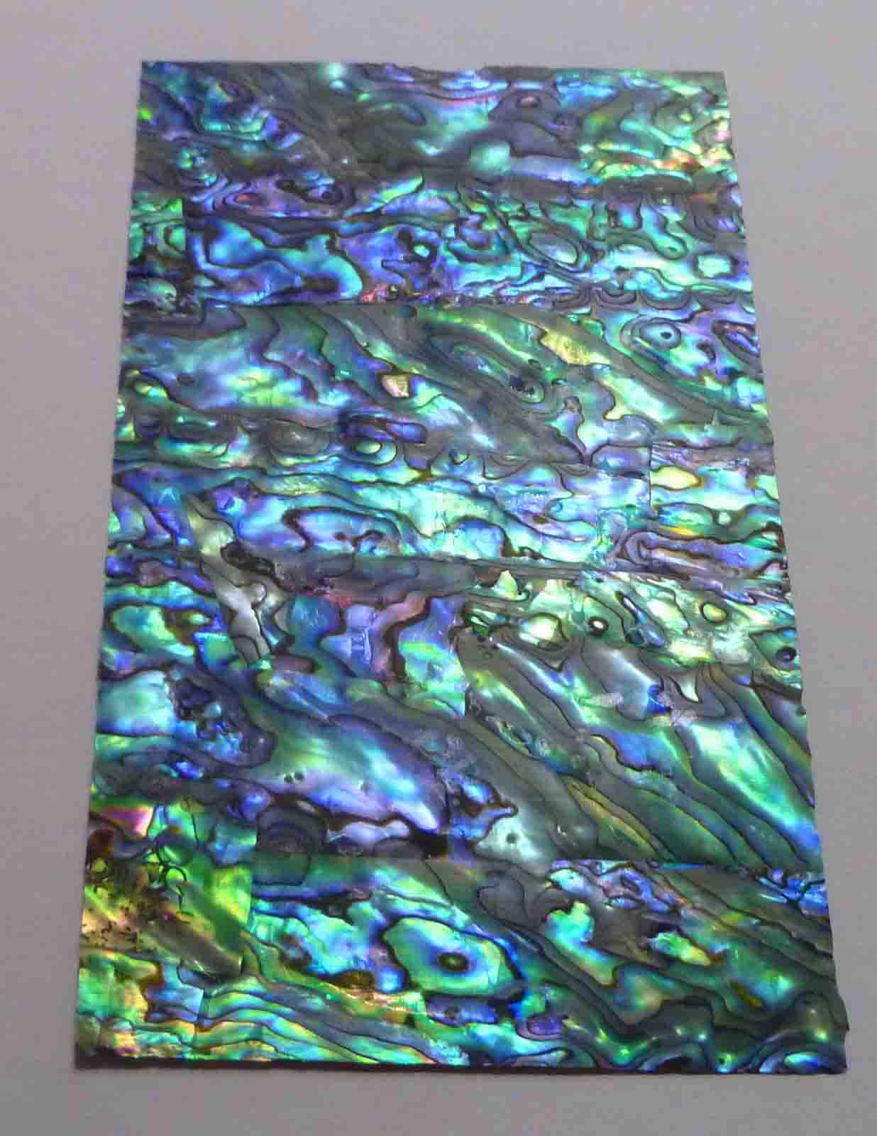 Genuine DARK Paua Abalone Gorgeous INLAY OVERLAY Luthier Scrapbooking ...