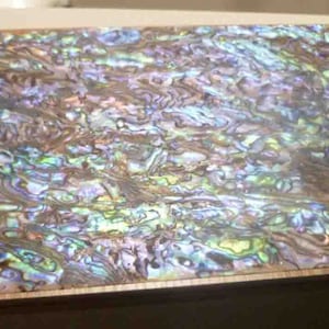 Purple Paua Abalone Sheet INLAY OVERLAY Luthier Scrapbooking Lures Jewelry Making DIY