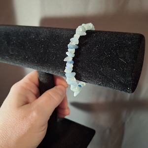 Anxiety and stress bracelet- Aquamarine and Moonstone
