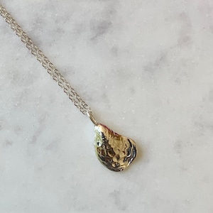 Sterling Silver Oyster Necklace PERFECT For Minimalist Jewelry Lovers & Foodies - Buy It For Yourself Or As A Gift This Summer