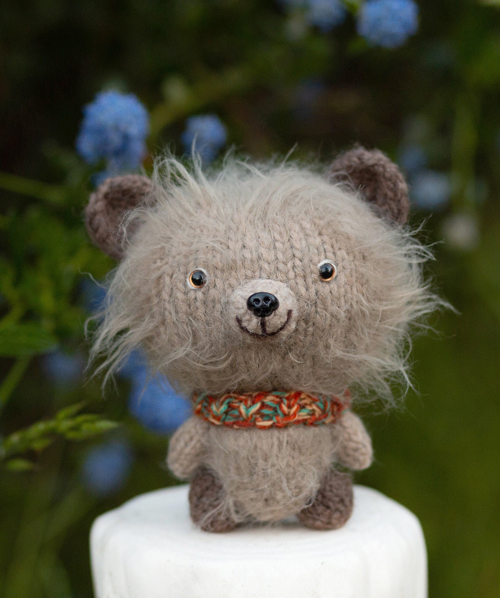 knit plush animals