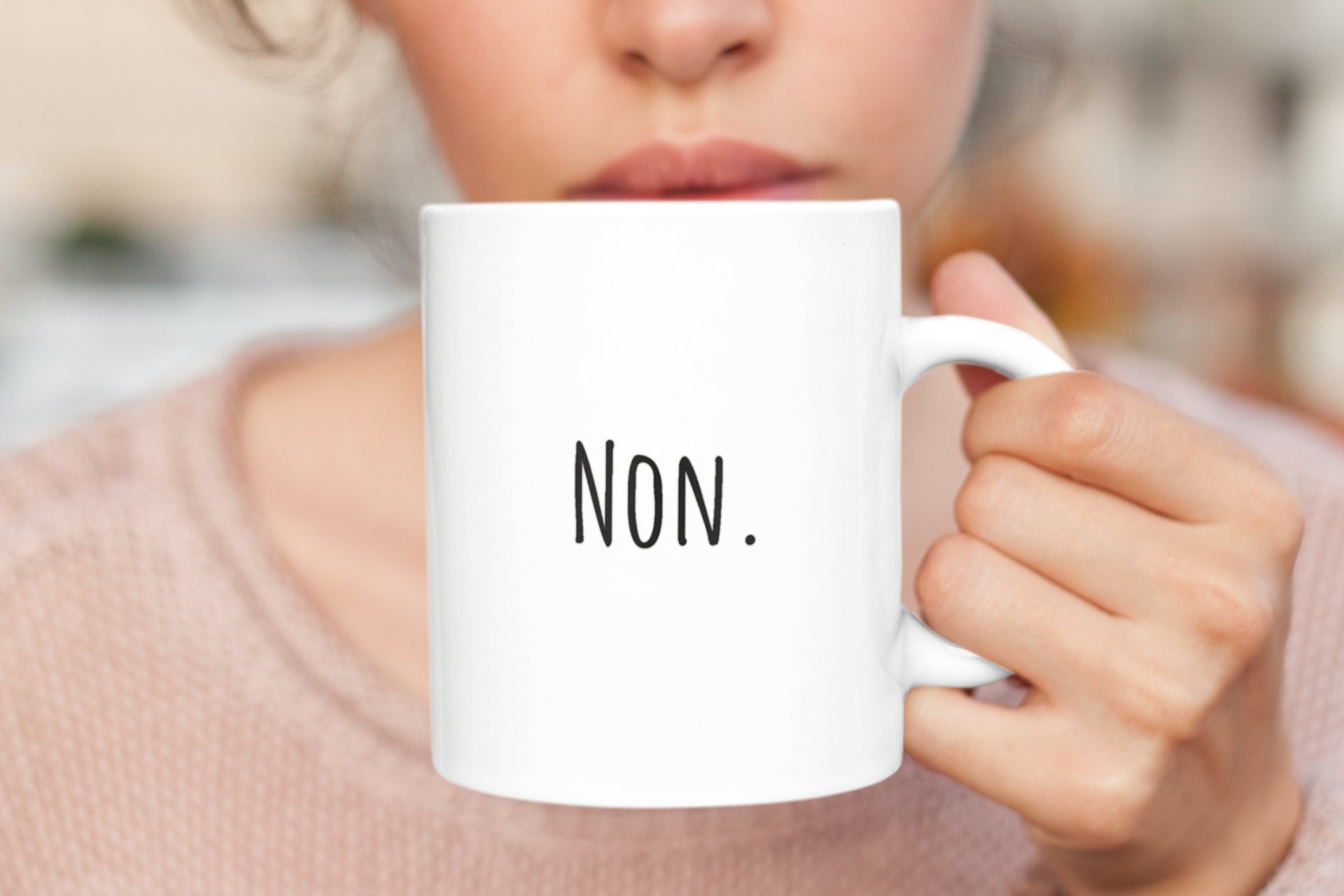 Tasse en Céramique Non. Pour Ceux Qui Ne Sont Pas Trop Du Matin 