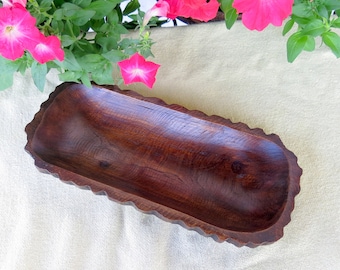 Wooden Bowl, Driftwood Bowl, Rustic Wooden Bowl, Decorative Bowl, Teak Wood Bowl, Wooden Tray, Decorative Tray, Handmade, Art, Gift, Zen