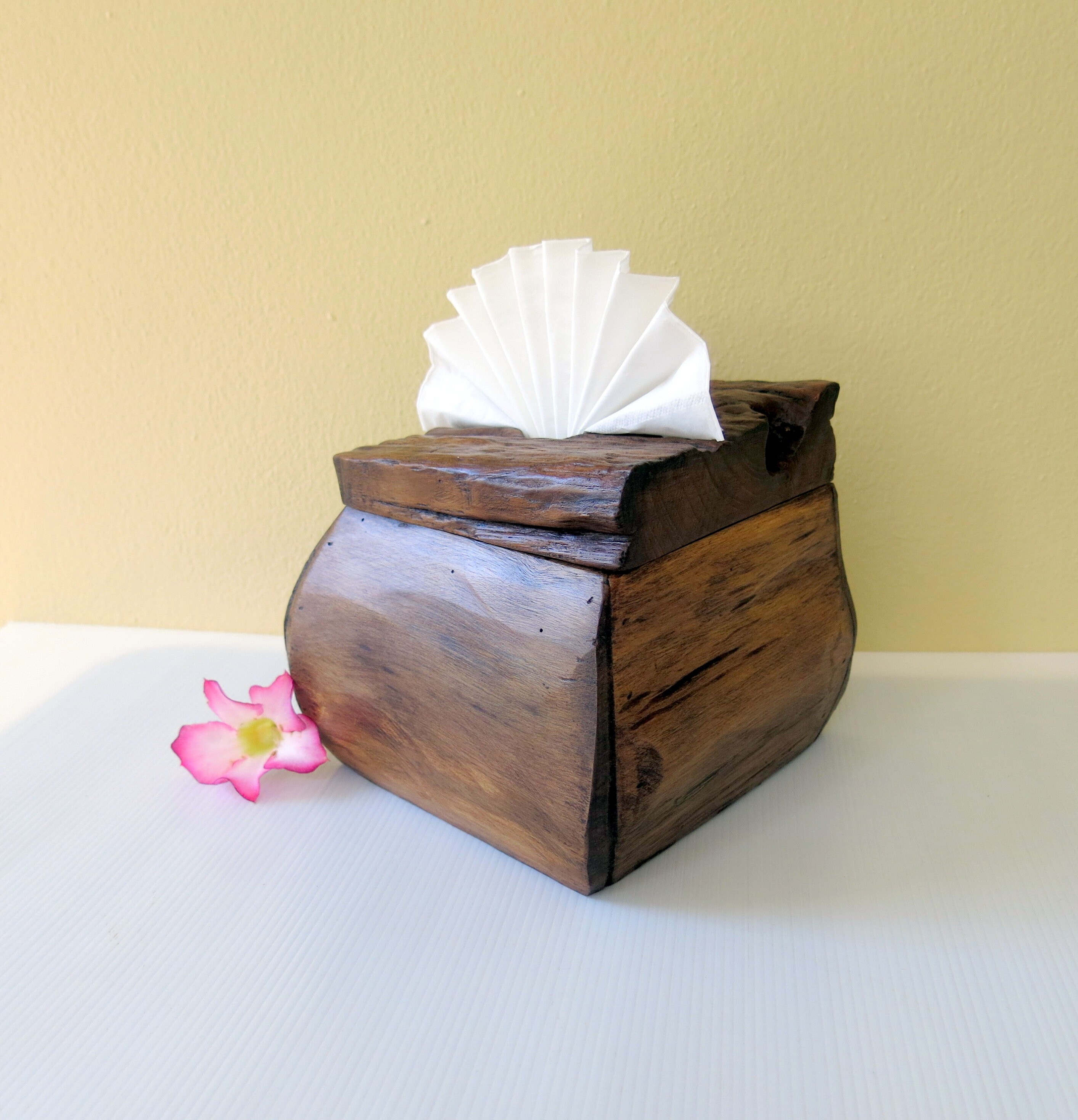 Tissue Box Cover Tissue Box Holder Wooden Tissue Box Tissue Etsy