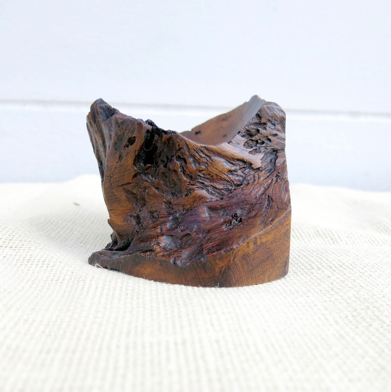 Wooden Bowl, Jewelry Bowl, Wooden Soap Dish, Driftwood Bowl, Antique Bowl, Carved Bowl, Rustic Wooden Bowl, Decorative Bowl, One of a kind. image 7