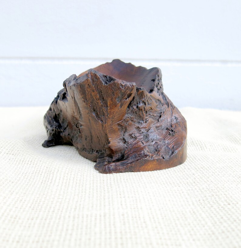Wooden Bowl, Jewelry Bowl, Wooden Soap Dish, Driftwood Bowl, Antique Bowl, Carved Bowl, Rustic Wooden Bowl, Decorative Bowl, One of a kind. image 6
