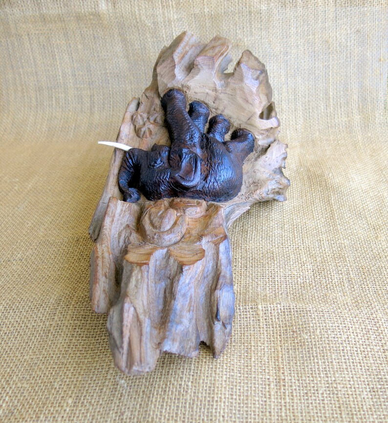 Carved Wood Elephant, Wood Carving, Elephant Carving, Wall Décor, Wall Hanging, Wall Art, Decorative Wall Hanging, Home Décor, Driftwood image 7