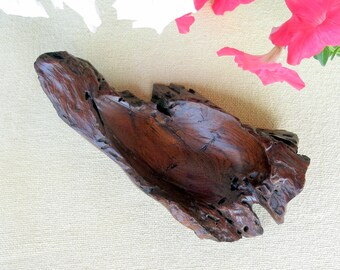 Ring Dish, Jewelry bowl, Wooden Bowl, Wooden Soap Dish, Driftwood Bowl, Carved Wood Bowl, Antique Bowl, One of a Kind, Rustic Wooden Bowl.