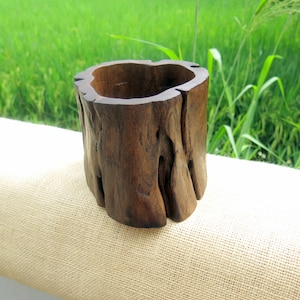Brown Wooden Box, Log Box, Rustic Wooden Box, Burl Wood, Driftwood, Antique Box, Unique Box, Wood Carving, One of a Kind