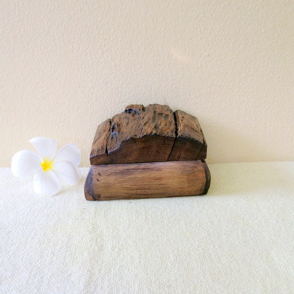 Brown Wooden Box, Jewelry Box, Rustic Wooden Box, Driftwood, Storage Box, Antique Box, Decorative Box, Card Box, Reclaimed Wood Box.