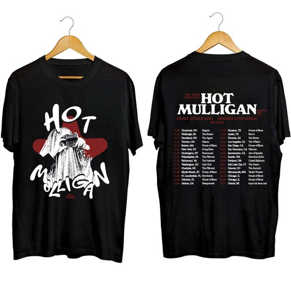 Hot Mulligan 2023 Concert Png, Hot Mulligan - Why Would I Watch Tour 2023 Png, Hot Mulligan 2023 Band Fan Png, Why Would I Watch Tee