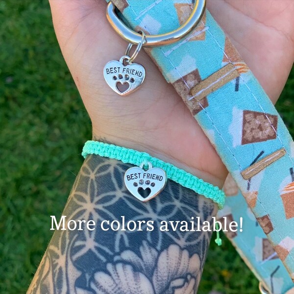 Dog Collar Matching Bracelet Etsy