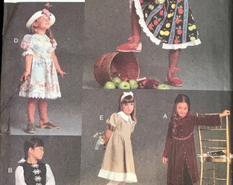 Sewing Pattern Vogue Strausberg Designer Flower Girl /& Doll Dress Sz 2-8 Wedding